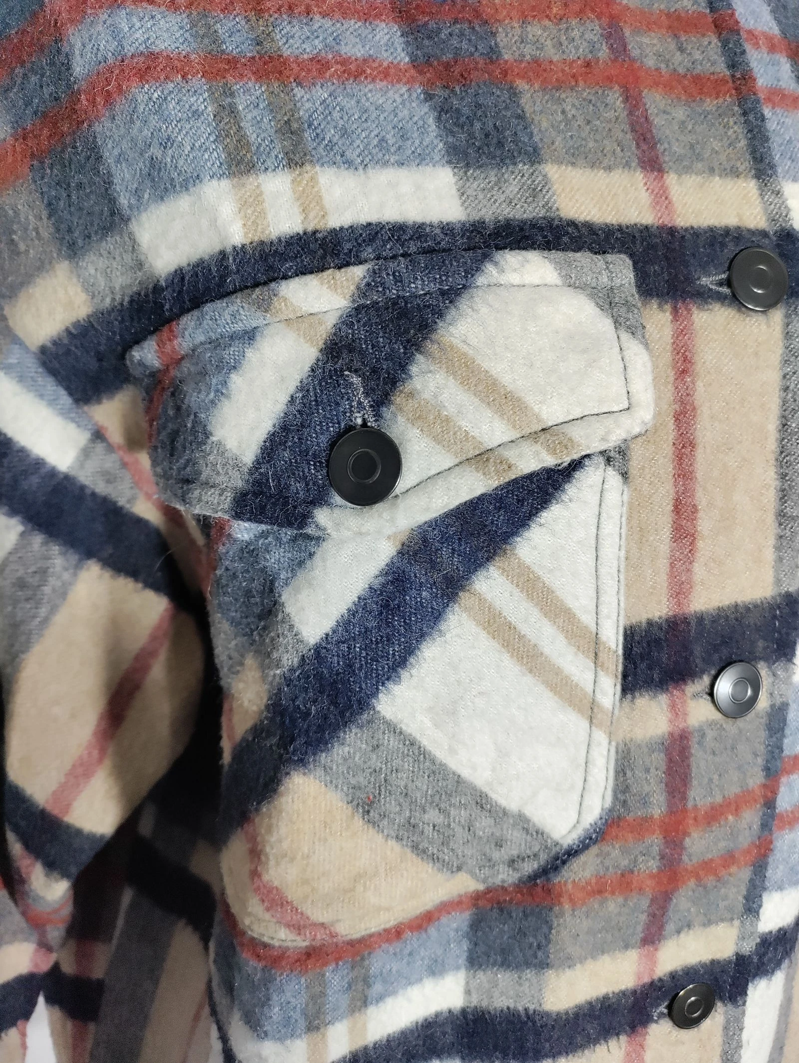 Sobrecamisa de cuadros Zara Woman talla S amplia (sirve M) – photo 3